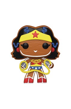 Pop Heroes DC Holiday Wonder Woman Gingerbread Vinyl Figure