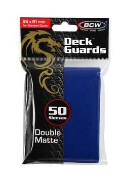 BCW Deck Guard - Matte - Blue (50)