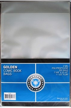 Csp Golden Bags 7.625" - 100Ct