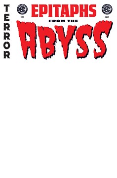 EC Epitaphs from the Abyss #1 Cover E Blank Variant (Of 4)