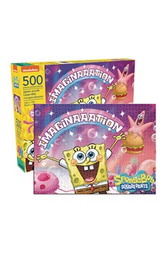 Aquarius Spongebob Square Pants Imagination 500 Piece Puzzle
