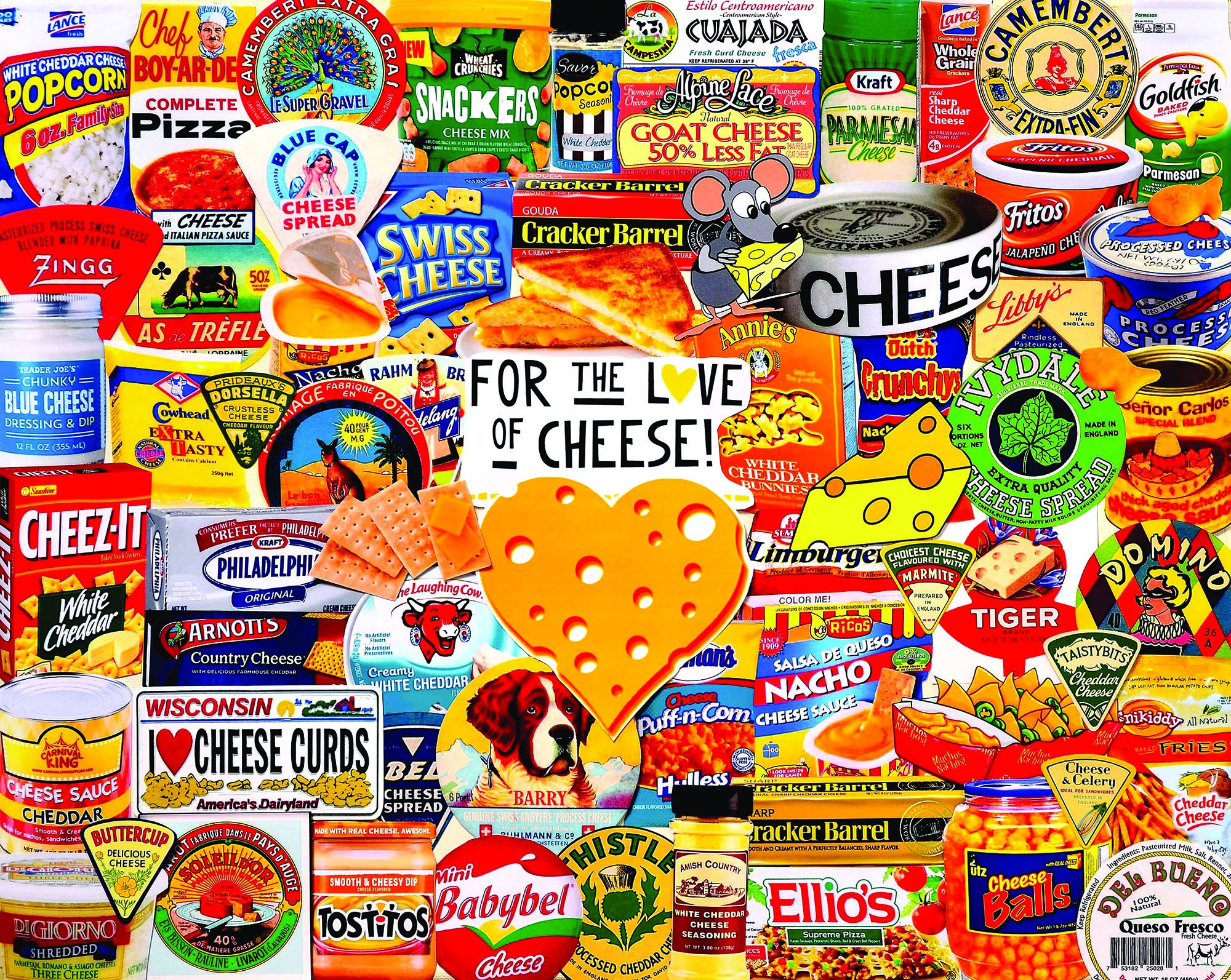 I Love Cheese 1000 Piece Jigsaw Puzzle