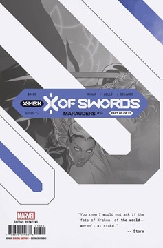 Marauders #13 2nd Printing Variant X of Swords (2019)