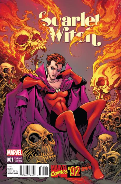 Scarlet Witch #1 (Raney Marvel 92 Variant) (2015)