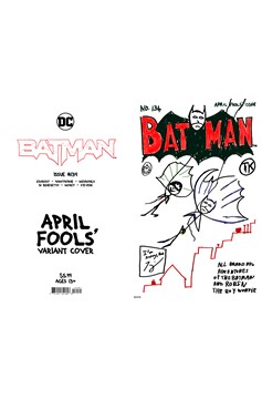 Batman #134 Cover F Tom King April Fools Variant (2016)