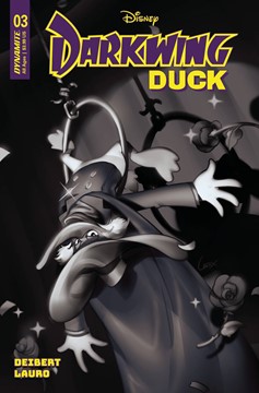 Darkwing Duck #3 Cover H 1 for 15 Incentive Leirix Black & White
