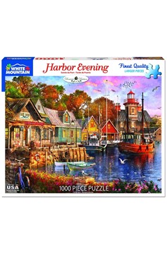 Harbor Evening (1418Pz) - 1000 Piece Jigsaw Puzzle