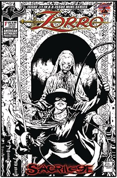 Zorro Sacrilege #1 Visions of Zorro Limited Edition Cover