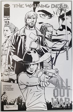 Walking Dead #115 (2003) Image Expo Signed By Robert Kirkman