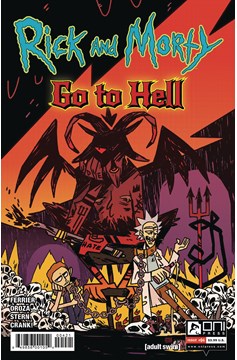 Rick and Morty Go To Hell #4 Cover B Enger
