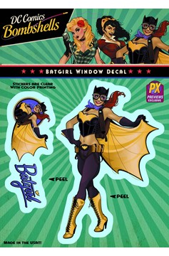 DC Bombshells Batgirl Px Vinyl Decal