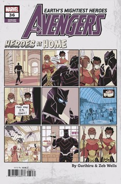 Avengers #36 Gurihiru Heroes At Home Variant (2018)