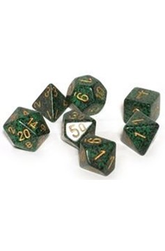 Dice 7-Set: Chx25335 Speckled Golden Recon