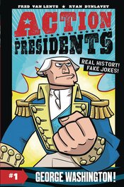 Action Presidents Color Soft Cover Graphic Novel Volume 1 George Washington