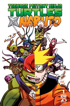 Teenage Mutant Ninja Turtles/Naruto #1 Cover Smith 1 for 25 Variant