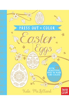 Press Out And Color: Easter Eggs (Hardcover Book)