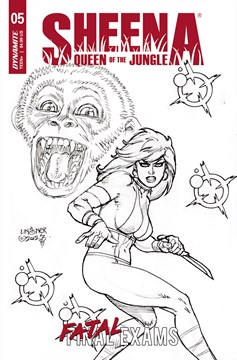 Sheena Queen of the Jungle #5 Cover F 1 for 10 Incentive Linsner Line Art