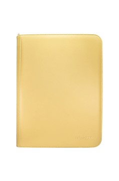Vivid 9 Pocket Zippered Pro Binder Yellow