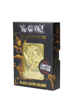 Yu-Gi-Oh! 24K Gold Plated Collectible - Black Luster Soldier