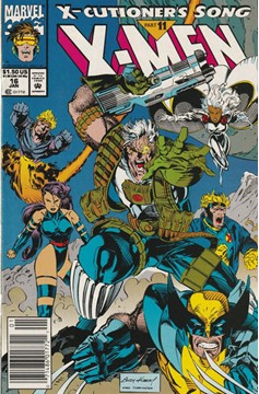 X-Men #16 [Newsstand]-Fine (5.5 – 7)