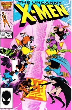 The Uncanny X-Men #208 [Direct]-Fine (5.5 – 7) [1St Mention of The Term "Omega" Class For Mutants]