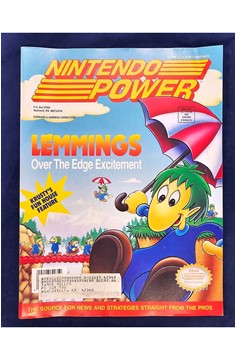 Nintendo Power Volume 37 Lemmings With Poster