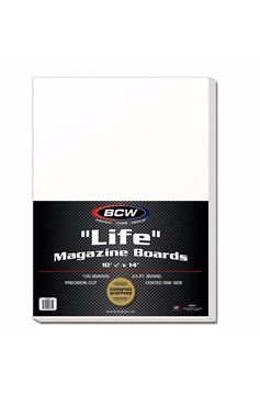 BCW Life Magazine Backing Boards