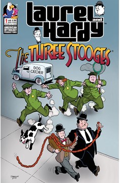 Laurel & Hardy Meet Three Stooges #1 Cover A Shanower