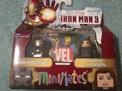 Iron Man 3 Marvel Minimates Series 49 War Machine & Maya Hansen 