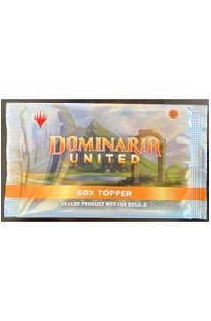 Magic The Gathering Dominaria United Box Topper