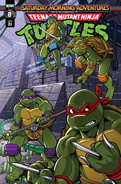 Teenage Mutant Ninja Turtles Saturday Morning Adventures Continued! #8 Cover Escorzas 1 for 10 Incentive