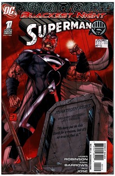 Blackest Night Superman #1-3  Comic Pack