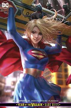 Supergirl #33 Card Stock Variant Edition Year of the Villain Dark Gifts (2016)