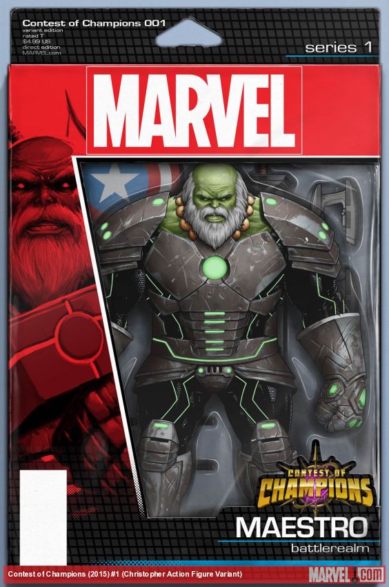 Contest of Champions #1 (Christopher Action Figure Variant) (2015)
