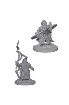 Pathfinder Unpainted Miniatures: Dwarf Male Sorcerer