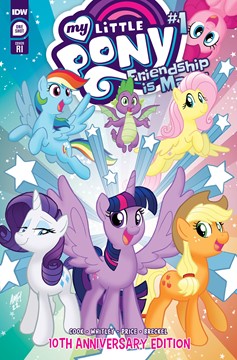 My Little Pony Friendship Is Magic 10th Anniversary Cover E 1 for 25 Incentive