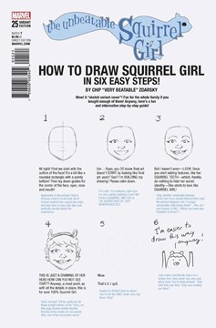 Unbeatable Squirrel Girl #25 Zdarsky How To Draw Variant