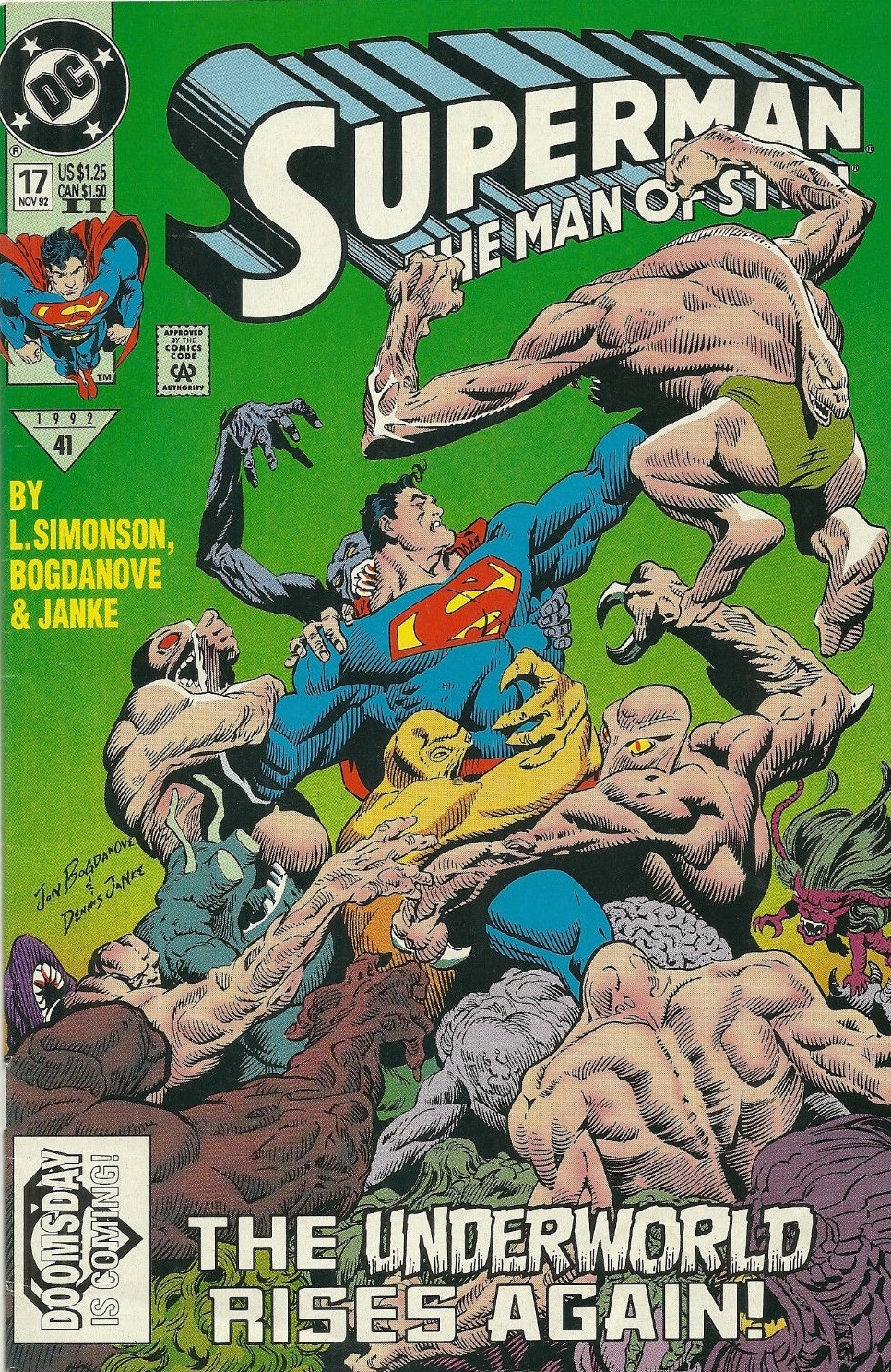 Superman: Man of Steel  Volume 2 #17 2nd Printing