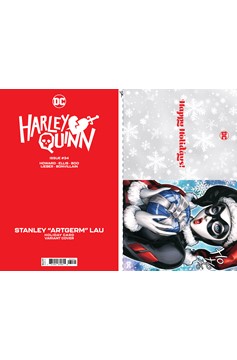 Harley Quinn #34 Cover C Stanley Artgerm Lau DC Holiday Card Special Edition Variant