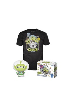 Pocket Pop & Tee Disney Alien Buzz T-Shirt Youth XL