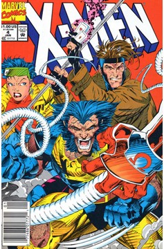 X-Men #4 [Newsstand]-Very Fine (7.5 – 9) [1St App. of Omega Red]