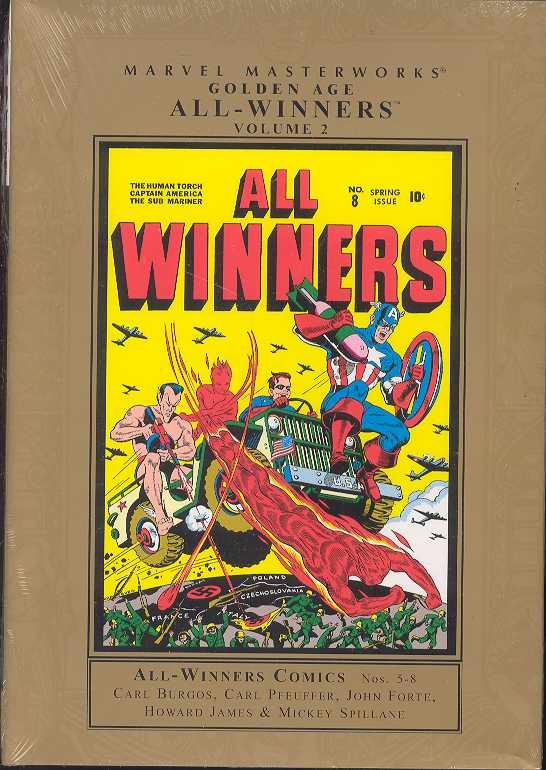 Marvel Masterworks Golden Age All Winners Hardcover Volume 2