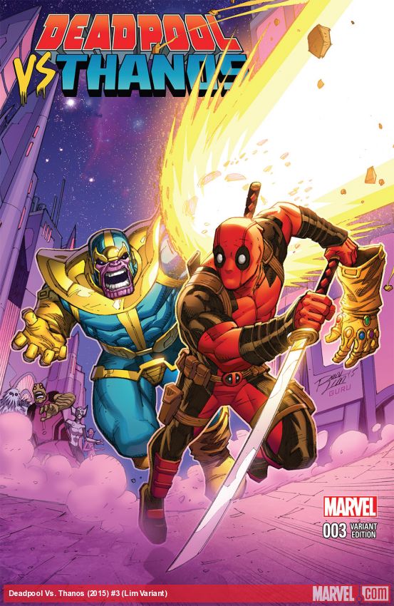 Deadpool Vs. Thanos #3 (Lim Variant) (2015)