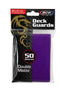 BCW Deck Guard - Matte - Purple (50)