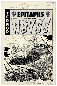 EC Epitaphs from the Abyss #6 (Of 12) Cover D 1 for 20 Incentive Tom Fowler Black & White Artist Edition Varia