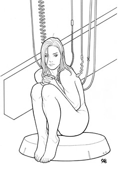 Red Light #1 Cover D 1 for 15 Incentive Frank Cho Bw Variant (Mature) (Of 4)