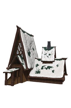 Dungeons & Dragons Icons Realms Icewind Dale Lodge Papercraft Set