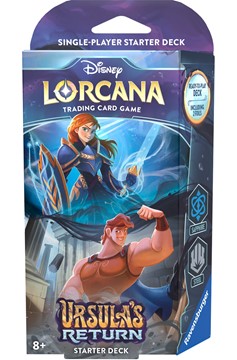 Disney Lorcana TCG: Ursula's Return Starter Deck (Sapphire & Steel)