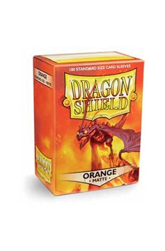 Dragon Shield Sleeves: Matte Orange (Box of 100)