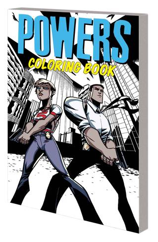 Powers Coloring Book Graphic Novel